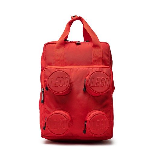 Plecak LEGO Brick 2x2 Backpack 20205-0021 Bright Red ze sklepu eobuwie.pl w kategorii Plecaki dla dzieci - zdjęcie 166792150