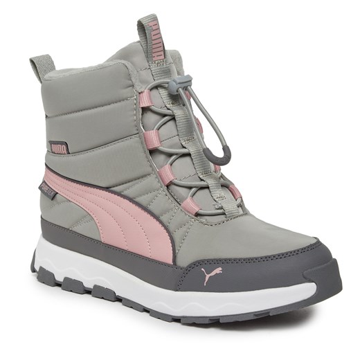 Śniegowce Puma Evolve Boot Puretex Jr 392647 03 Smokey Gray-Future Pink-Puma Puma 37 eobuwie.pl