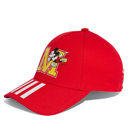 Czapka z daszkiem adidas Disney Mickey Mouse Cap HT6409 better scarlet ze sklepu eobuwie.pl w kategorii Czapki dziecięce - zdjęcie 166793450