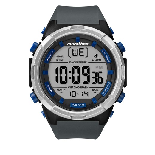 Zegarek Timex Digital TW5M33000 Grey/Grey ze sklepu eobuwie.pl w kategorii Zegarki - zdjęcie 166793800