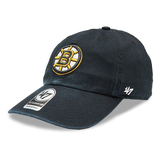 Czapka z daszkiem 47 Brand NHL Boston Bruins '47 CLEAN UP H-RGW01GWS-BK Black ze sklepu eobuwie.pl w kategorii Czapki z daszkiem damskie - zdjęcie 166793840