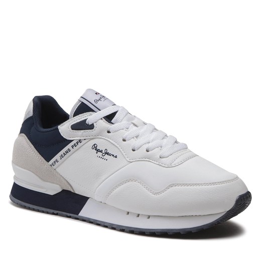 Sneakersy Pepe Jeans London One M Club PMS30949 White 800 Pepe Jeans 45 eobuwie.pl