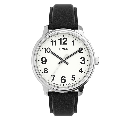 Zegarek Timex Easy Reader TW2V21200 Czarny ze sklepu eobuwie.pl w kategorii Zegarki - zdjęcie 166794914