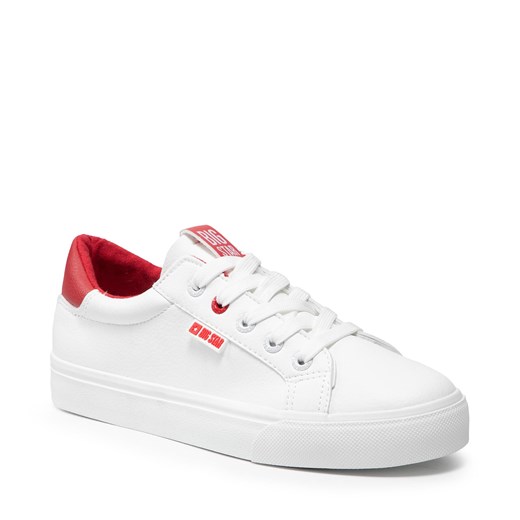 Sneakersy Big Star Shoes EE274311 White/Red 39 okazyjna cena eobuwie.pl