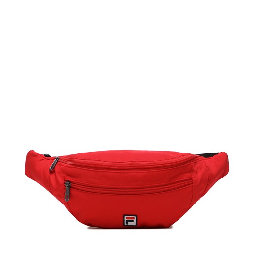 Saszetka nerka Fila Boshan Double Layer Zipper Waistbag FBU0082 Czerwony ze sklepu eobuwie.pl w kategorii Nerki - zdjęcie 166799731