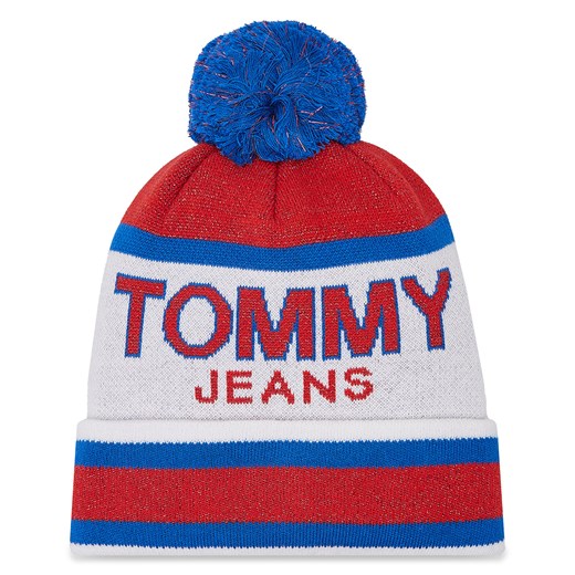 Czapka Tommy Jeans Heritage AW0AW14084 0GY ze sklepu eobuwie.pl w kategorii Czapki zimowe damskie - zdjęcie 166800503