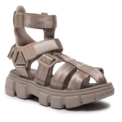 Sandały Shaka Hiker Bootie Sf 433215 Taupe 00N Shaka 37 eobuwie.pl