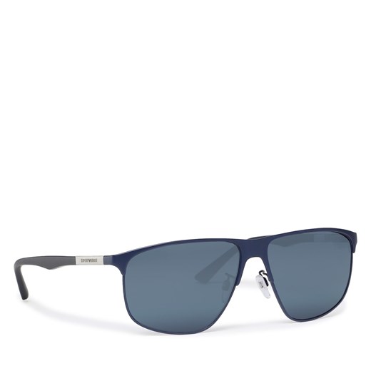 Okulary przeciwsłoneczne Emporio Armani 0EA2094 Matte Blue Emporio Armani 60 wyprzedaż eobuwie.pl