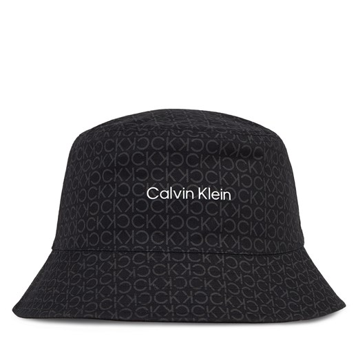Kapelusz Calvin Klein Monogram Reversible Bucket Hat K60K611158 Ck Black/Ck Calvin Klein one size promocyjna cena eobuwie.pl