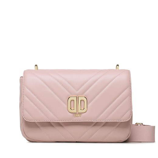 Torebka DKNY Delphine Shoulder Ba R23EBK75 Różowy ze sklepu eobuwie.pl w kategorii Listonoszki - zdjęcie 166802234