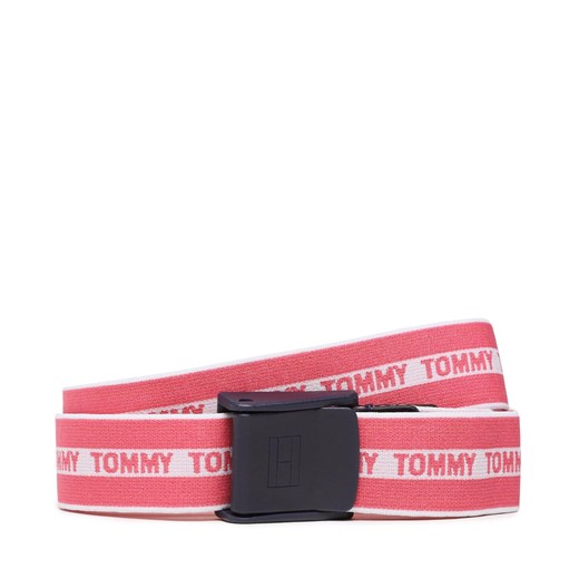 Pasek Dziecięcy Tommy Hilfiger Tommy Webbing Belt AU0AU01557 Różowy ze sklepu eobuwie.pl w kategorii Paski dziecięce - zdjęcie 166803351