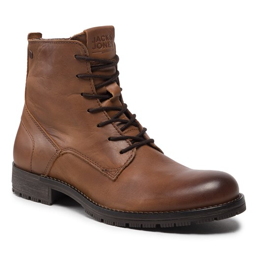 Kozaki Jack&Jones Jfworca 12161906 Cognac 45 eobuwie.pl promocja