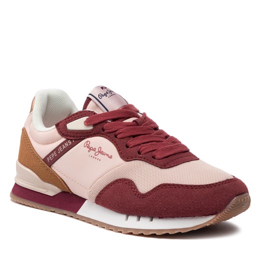 Sneakersy Pepe Jeans London One G On G PGS30544 Mauve Pink 19 Pepe Jeans 34 eobuwie.pl