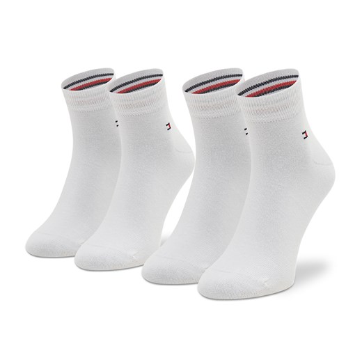 Zestaw 2 par niskich skarpet unisex Tommy Hilfiger 342025001 White 300 Tommy Hilfiger 39/42 eobuwie.pl