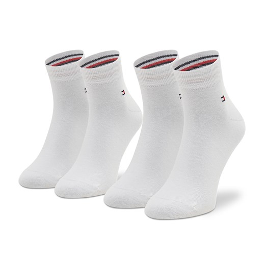 Zestaw 2 par niskich skarpet unisex Tommy Hilfiger 342025001 White 300 ze sklepu eobuwie.pl w kategorii Skarpetki męskie - zdjęcie 166806754