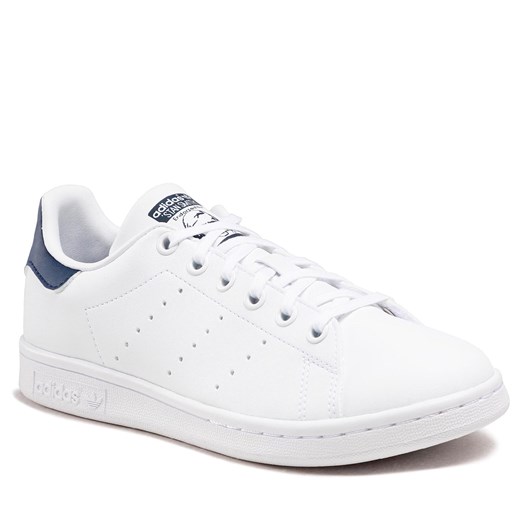 Buty adidas Stan Smith J H68621 Ftwwht/Ftwwht/Dkblue 37.13 eobuwie.pl