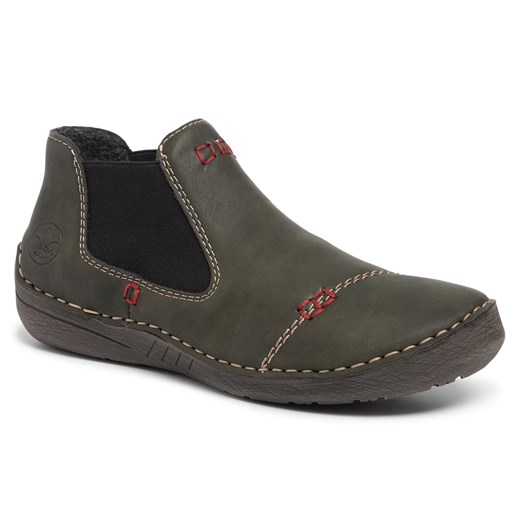 Sztyblety Rieker 52590-54 Grün Rieker 37 okazja eobuwie.pl