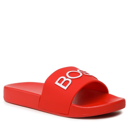 Klapki Boss J29325 S Bright Red 991 41 eobuwie.pl