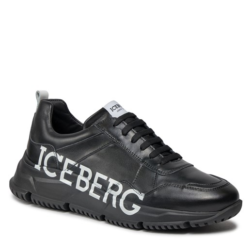 Sneakersy Iceberg Gregor IU1631 Comb. Black Print Iceberg 40 promocja eobuwie.pl