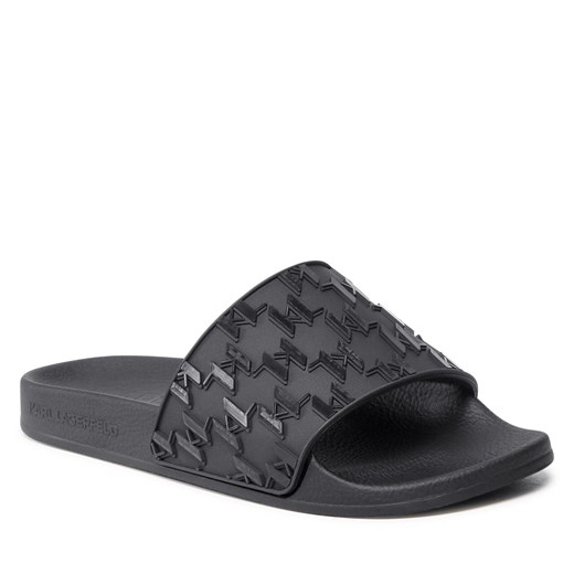 Klapki KARL LAGERFELD KL80903 Black Rubber Karl Lagerfeld 36 eobuwie.pl