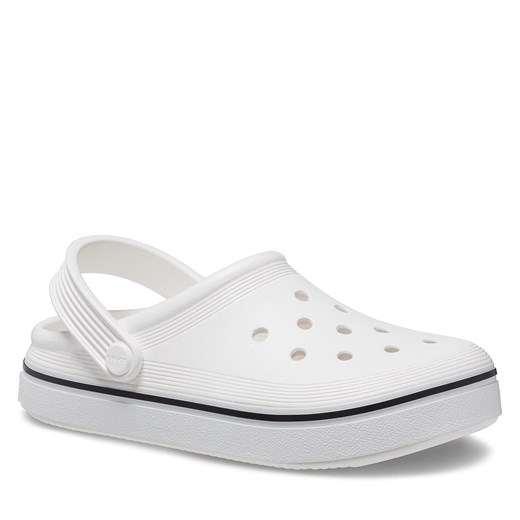Klapki Crocs Crocs Crocband Clean Clog Kids 208477 White 100 Crocs 28.5 promocja eobuwie.pl