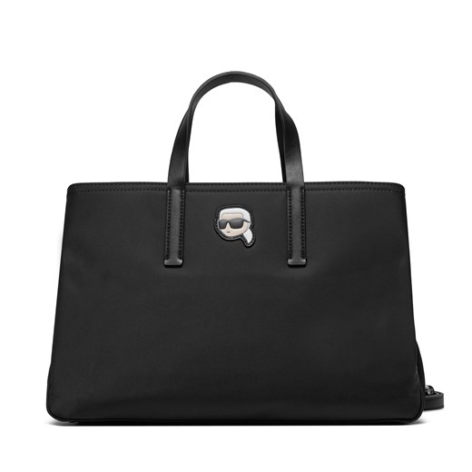 Torebka KARL LAGERFELD 236W3075 Black A999 ze sklepu eobuwie.pl w kategorii Torby Shopper bag - zdjęcie 166815474