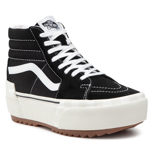 Sneakersy Vans Sk8-Hi Stacked VN0A4BTW5ZN1 (Suedecanvas)Blkblncdbinc Vans 37 eobuwie.pl