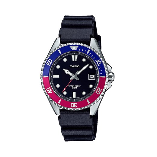 Zegarek Casio MDV-10-1A2VEF Black Casio one size okazja eobuwie.pl