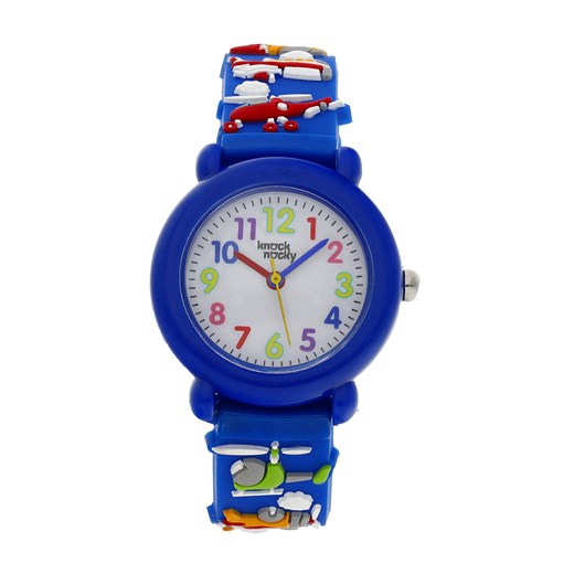 Zegarek Knock Nocky Color Boom CB3308003 Niebieski ze sklepu eobuwie.pl w kategorii Biżuteria i zegarki dziecięce - zdjęcie 166818163