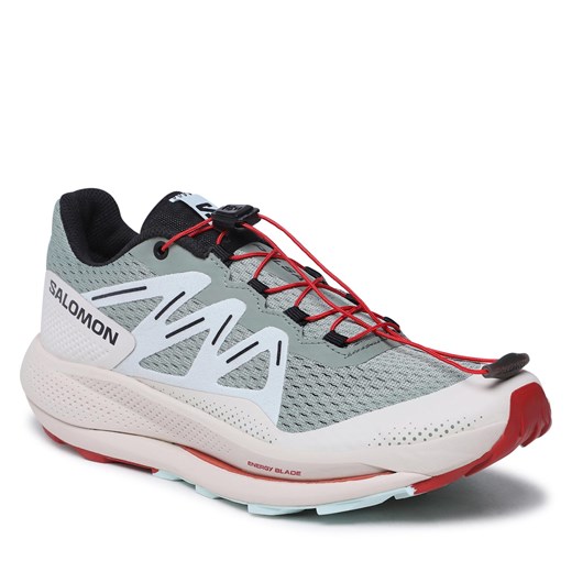 Buty Salomon Pulsar Trail L47210500 Lily Pad/Bleached Aqua/Hot Sauce Salomon 37.13 eobuwie.pl