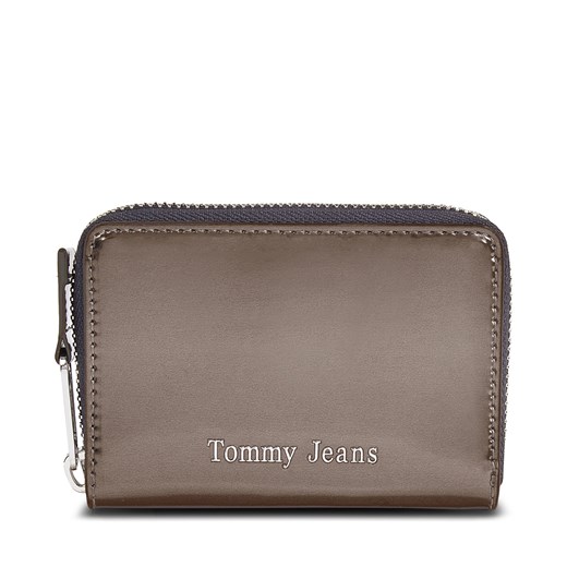 Portfel damski Tommy Jeans AW0AW15448 Gunmetal PCS ze sklepu eobuwie.pl w kategorii Portfele damskie - zdjęcie 166819413