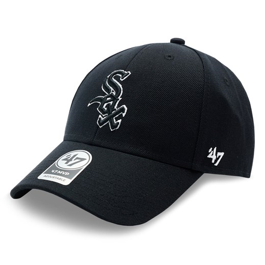 Czapka z daszkiem 47 Brand MLB Chicago White Sox '47 MVP SNAPBACK B-MVPSP06WBP-BK Black ze sklepu eobuwie.pl w kategorii Czapki z daszkiem damskie - zdjęcie 166822030