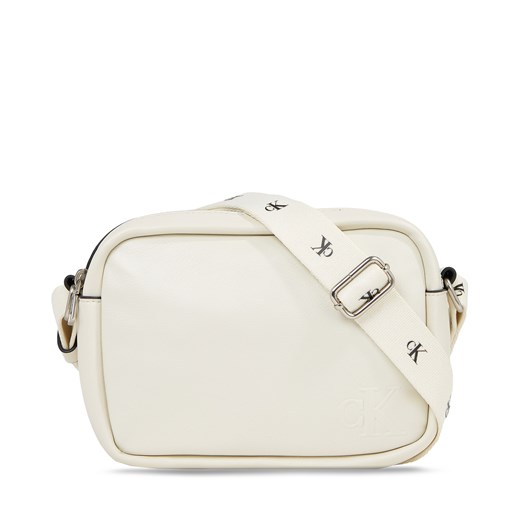 Torebka Calvin Klein Jeans Ultralight Dblzipcamera Bag21 Pu K60K610326 Ivory YBI one size wyprzedaż eobuwie.pl