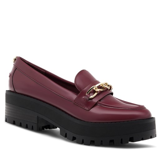 Loafersy Nine West NYLA 8123-1 Bordowy ze sklepu eobuwie.pl w kategorii Półbuty damskie - zdjęcie 166822633