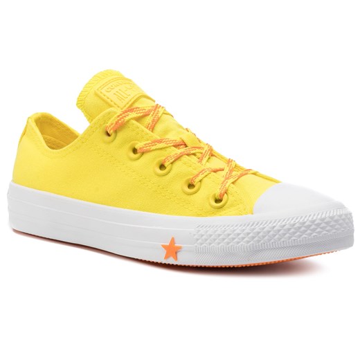 Trampki Converse Ctas Ox 564116C Fresh Yellow/Orange Rind/White Converse 40 promocyjna cena eobuwie.pl