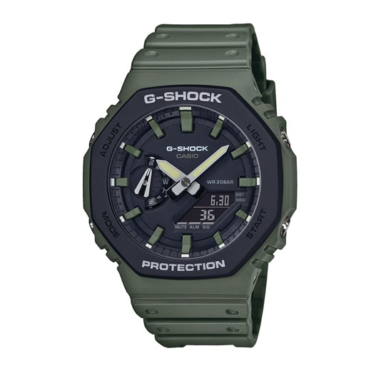 Zegarek G-Shock GA-2110SU-3AER Green/Black ze sklepu eobuwie.pl w kategorii Zegarki - zdjęcie 166823052