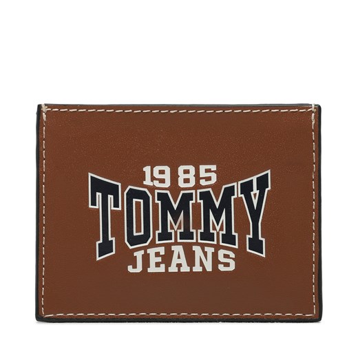 Etui na karty kredytowe Tommy Jeans Tjm Leather Cc Holder AM0AM11427 GB8 ze sklepu eobuwie.pl w kategorii Etui - zdjęcie 166823641