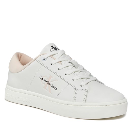 Sneakersy Calvin Klein Jeans Classic Cupsole Lowlaceup Lth Wn YW0YW01444 Bright 36 eobuwie.pl