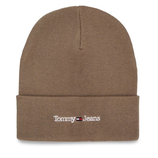 Czapka Tommy Jeans Tjm Sport Beanie AM0AM11016 Earth GW3 Tommy Jeans one size wyprzedaż eobuwie.pl