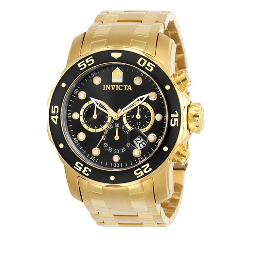 Zegarek Invicta Watch Pro Diver IN0072 Gold Invicta Watch one size wyprzedaż eobuwie.pl