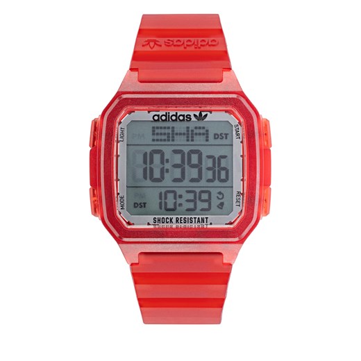 Zegarek adidas Originals Street Digital One GMT AOST22051 Red ze sklepu eobuwie.pl w kategorii Zegarki - zdjęcie 166827820
