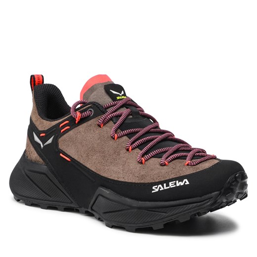 Trekkingi Salewa Ws Dropline Leather 61394 7953 Bungee Cord/Black 36 eobuwie.pl