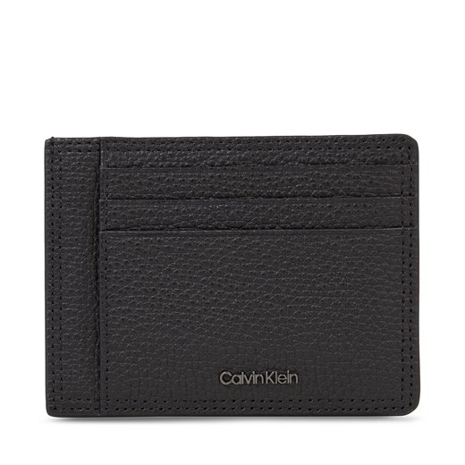 Etui na karty kredytowe Calvin Klein Minimalism Id Cardholder K50K510908 Ck Black BAX ze sklepu eobuwie.pl w kategorii Etui - zdjęcie 166828940