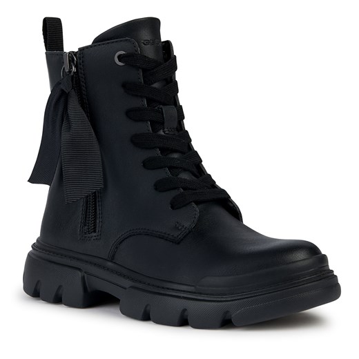 Kozaki Geox J Junette Girl J36HVG 000BC C9999 D Black Geox 36 eobuwie.pl