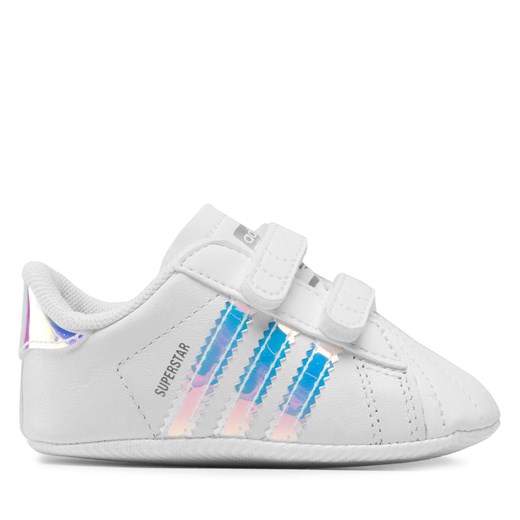 Sneakersy adidas Superstar Crib BD8000 Biały ze sklepu eobuwie.pl w kategorii Buciki niemowlęce - zdjęcie 166830704