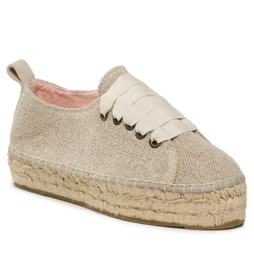 Espadryle Manebi Lace-Up Espadrilles O 7.1 E0 Natural Manebi 40 eobuwie.pl