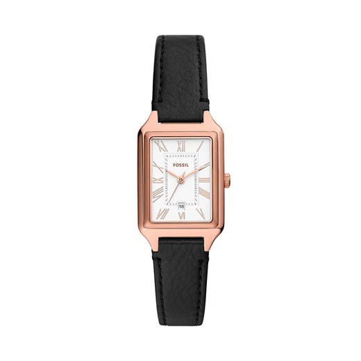 Zegarek Fossil Raquel ES5310 Rose Gold/Black Fossil one size promocja eobuwie.pl