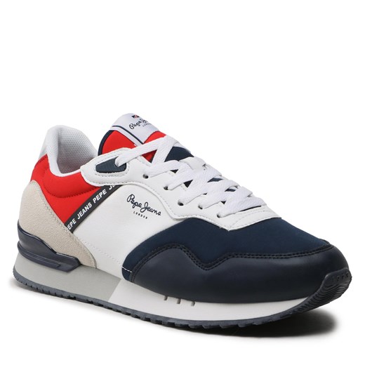 Sneakersy Pepe Jeans London One M Club PMS30932 Red 255 Pepe Jeans 43 okazja eobuwie.pl