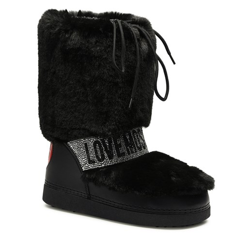 Śniegowce LOVE MOSCHINO JA24222G0HJW0000 Nero Love Moschino 35/36 wyprzedaż eobuwie.pl