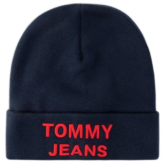 Czapka Tommy Jeans Tjm Logo Beanie AM0AM05205 0F7 Tommy Jeans one size eobuwie.pl